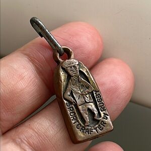 🖤RARE💕Vtg "Sportcrafter By Rugby - Royce N.Y" zipper pull/charm